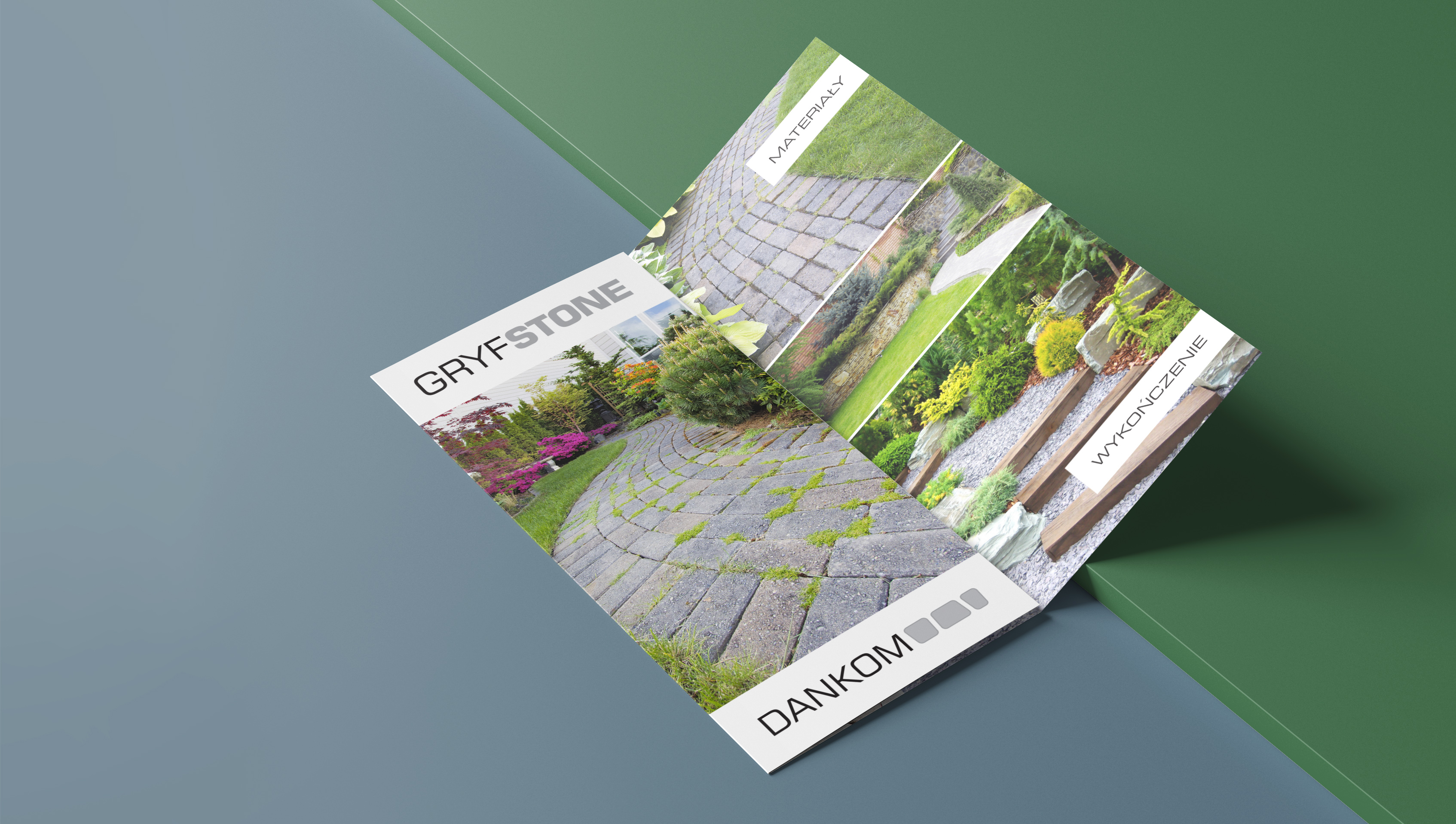 Ulotka składana 3xDL Gryfstone - Dankom